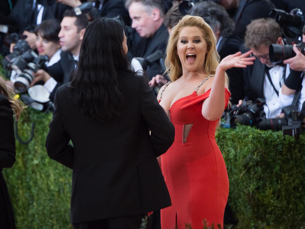 Alexander Wang and Amy Schumer attend the “Manus x Machina: Fashion In An Age Of Technology” Costume Institute Gala at Metropolitan Museum of Art on May 2, 2016 in New York City. Picture: Getty