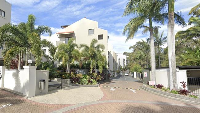 Emergency services were responding to a call that two people were deceased inside a Gold Coast unit when they discovered the bodies.