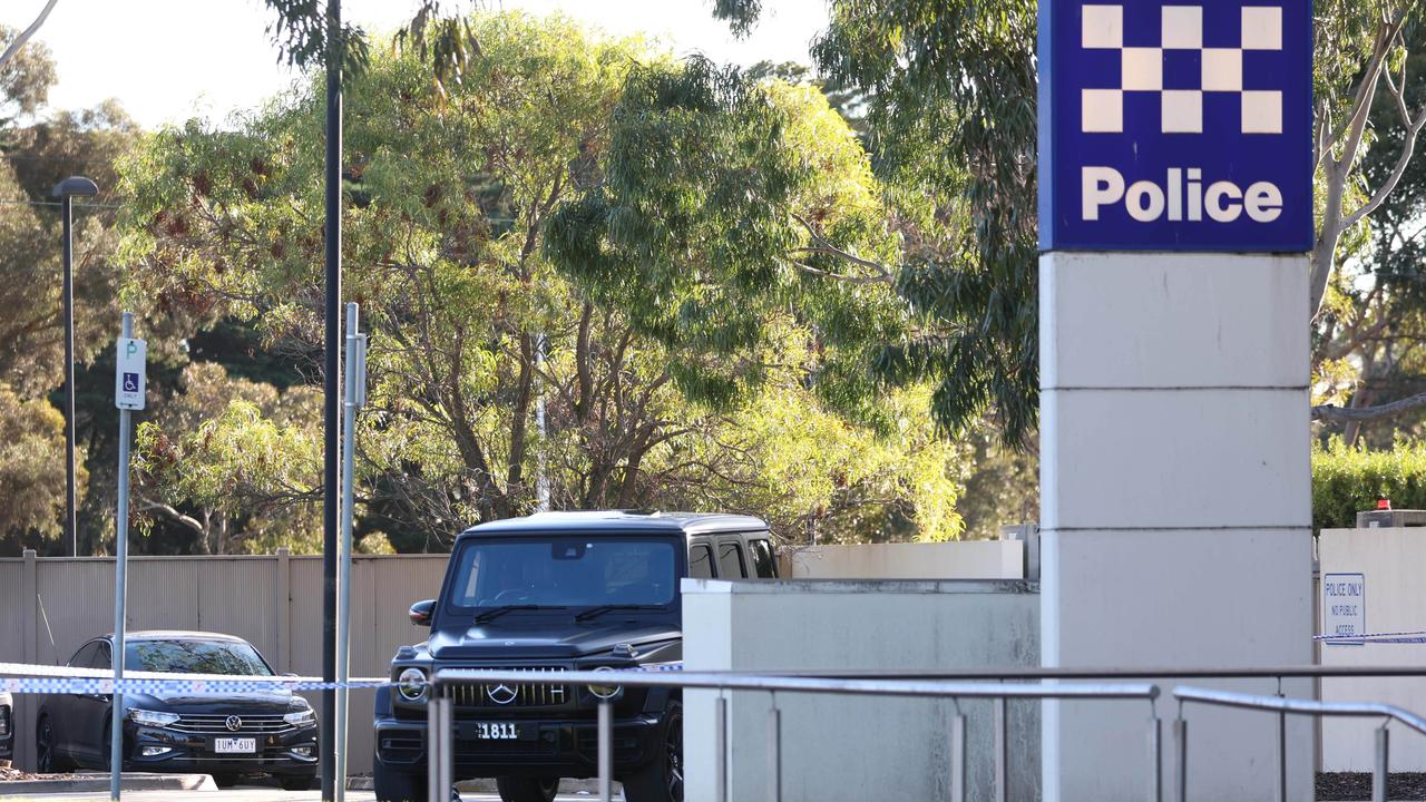 Abdulrahim drove himself to the Fawkner police station. Picture: Brendan Beckett