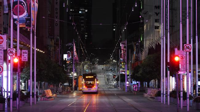 Melbourne joined cities including Paris to impose a curfew. Picture: Josie Hayden