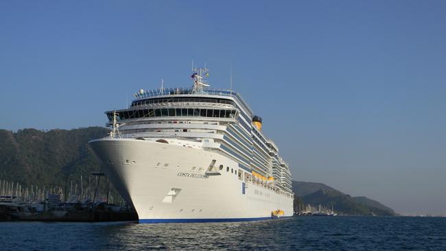 Costa Deliziosa is the sister ship to the Costa Concordia, which ran aground off Tuscany in 2012, killing 32 people.