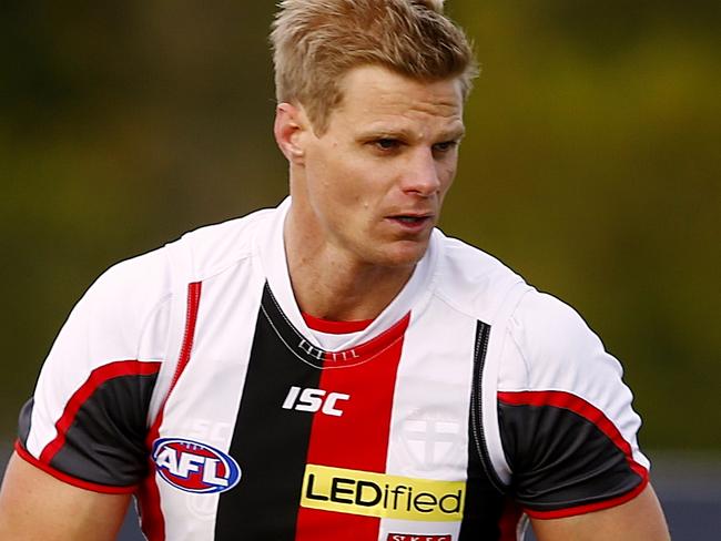 ST KILDA TRAINING Nick Riewoldt Picture:Wayne Ludbey