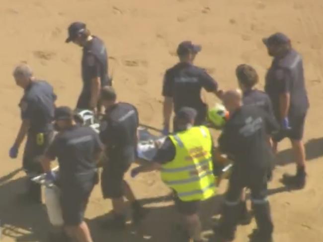 One woman, in her 20s, was flown to hospital. Picture: 7News