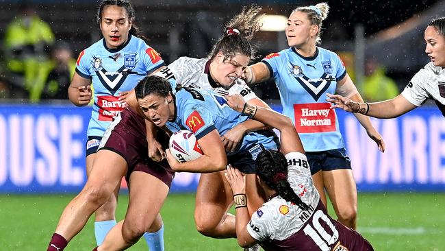 Millie Boyle was arguably NSW’s best, with 27 tackles and 130 run meters. Picture: Getty Images.