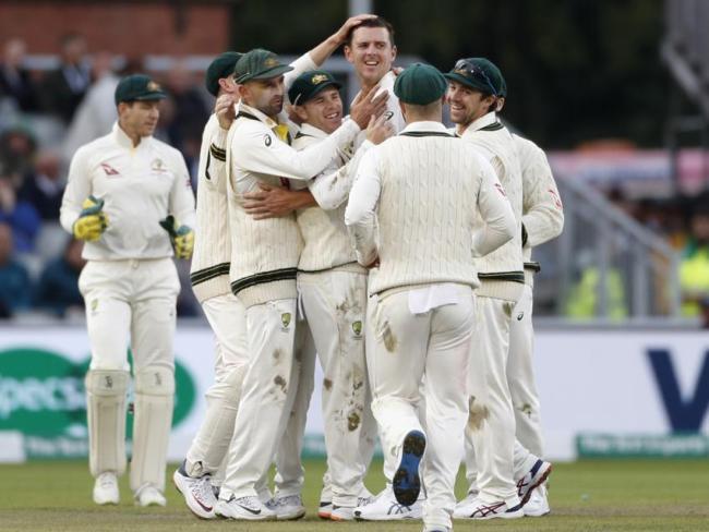 Hazlewood took all four England wickets to fall on day three.