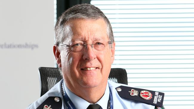 Ian Stewart, the Police Commissioner. AAP Image/Steve Pohlner