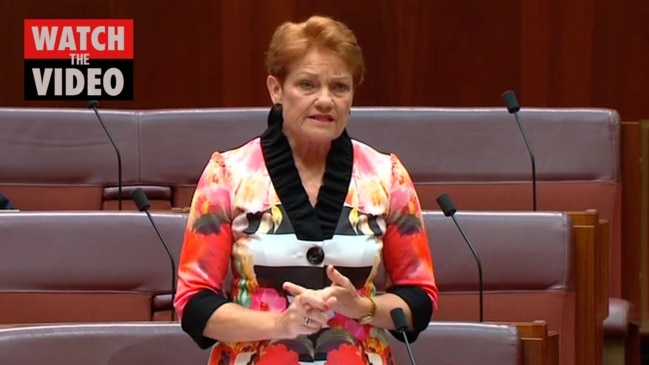 Watch: Pauline Hanson declares people on welfare have ‘lost their rights’ in furious speech