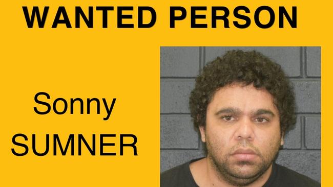 A wanted bulletin issued by SA Police for Sonny Sumner last month. Picture: SA Police