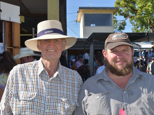 Ron and Wayne Benz at Warwick Cup race day at Allman Park Racecourse, Saturday, October 14, 2023 (Photo: Michael Hudson/ Warwick Daily News)