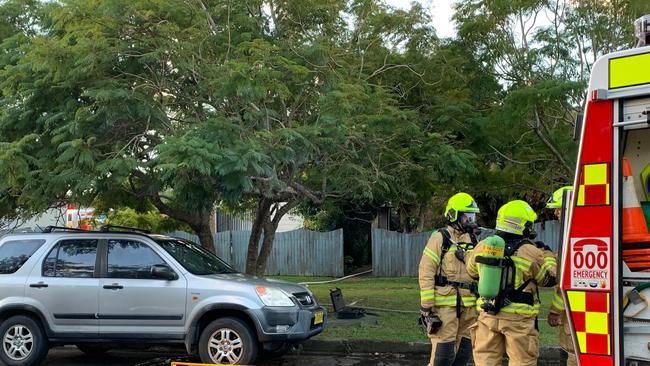 FIREIFGHTERS: Fire and Rescue NSW crews along with the RFS colleagues attended a house fire in Browning St, Byron Bay around 4pm on Monday May 24, 2021.