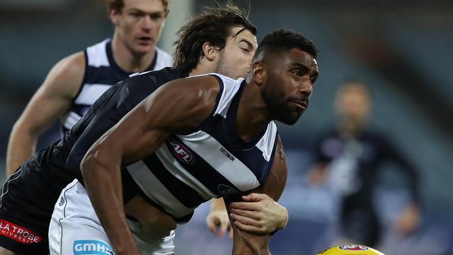 Esava Ratugolea was involved in one of the more bizarre moments of the AFL season to date.