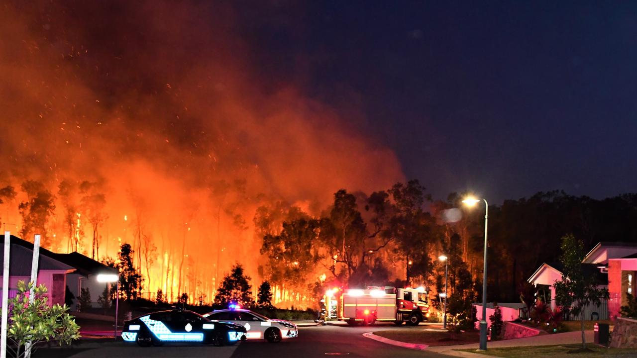 About 5000 residents in Peregian Beach were told to leave home immediately. Picture: Ian Martin