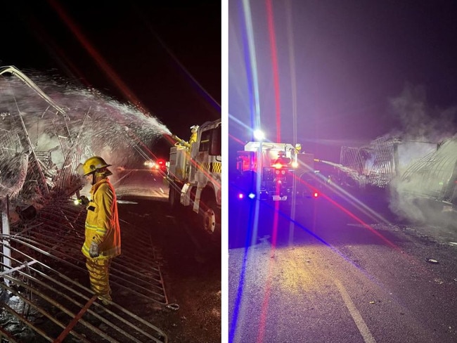 $200k truck fire on Eyre peninsula