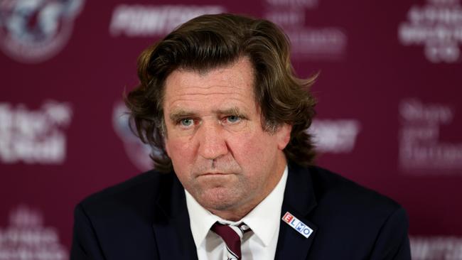 Des Hasler’s future as Manly coach remains up in the air. Picture: Getty Images