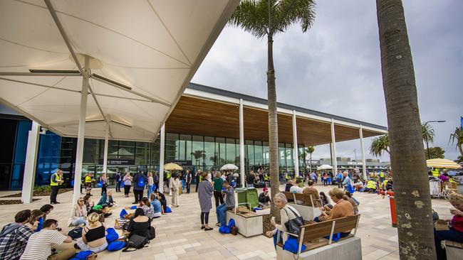 Final bids landed on Monday for a stake in the Gold Coast Airport owner Queensland Airports. Picture: Nigel Hallett