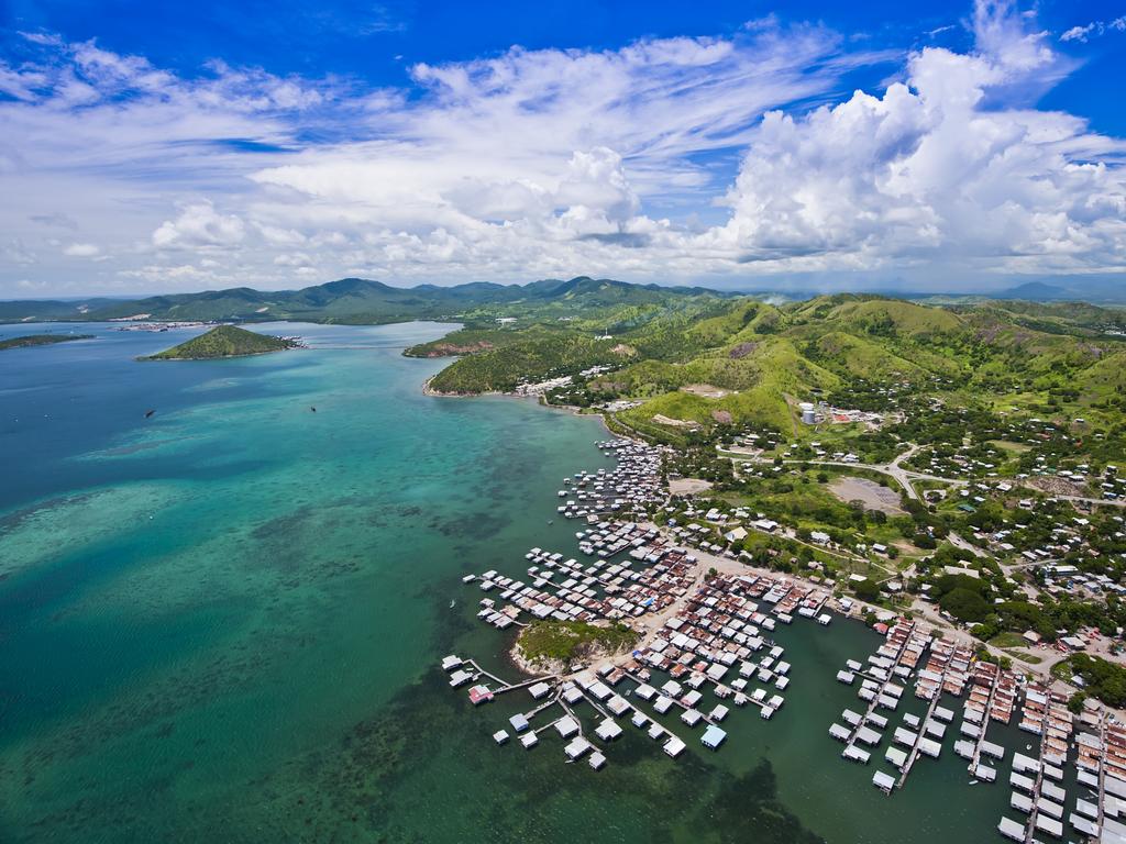 Aerial View Over Hanuabada Village. Port Moresby, Papua New Guinea. Picture: Getty Images