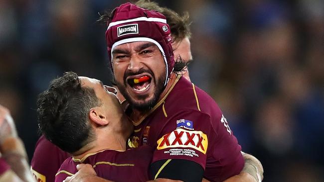 Johnathan Thurston kept battling all night to kick Blues to victory.