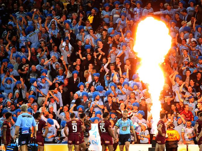 State of Origin I at Suncorp Stadium . Pics Annette Dew