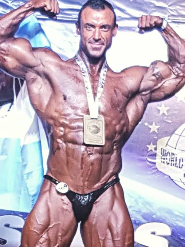 A professional bodybuilder Mr Newell is charged with misconduct in his role as a prison officer at Ravenhall. Picture: Instagram,