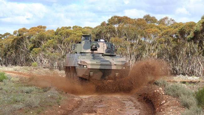BAE's AMV-35 armoured combat vehicle.