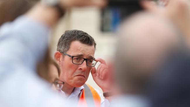 Victorian Premier Daniel Andrews speaks to the media earlier this week. Photo: AAP