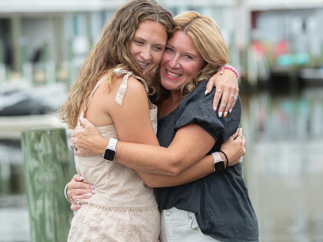 Caroline Tumulty-Ollemar with her mother Cynthia. Picture: Manuel Carabel / News Corp News Network