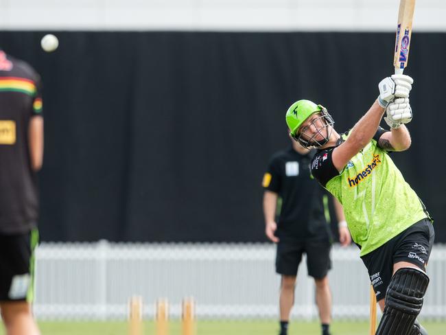 Panthers star Lindsay Smith having a hit with the Sydney Thunder. Picture: Supplied