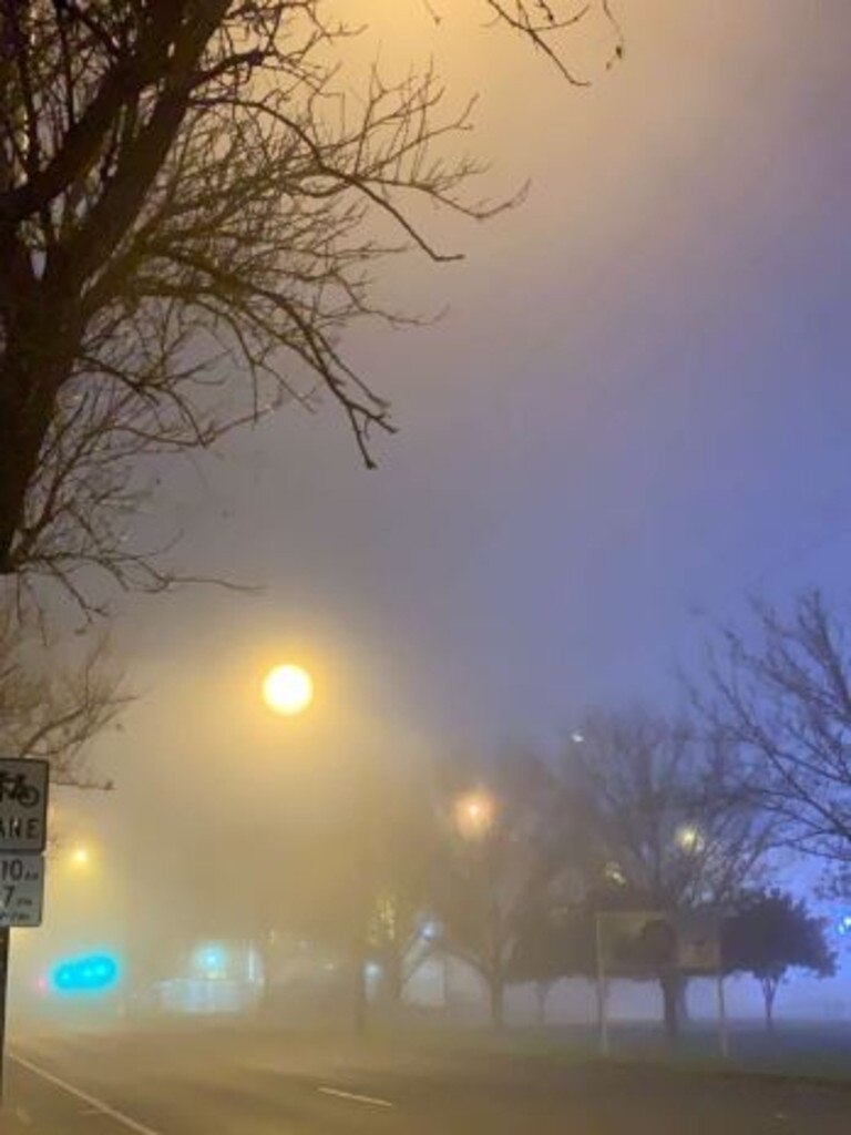 Fog seen at Brompton at 6am. Picture: Chloe Briddon