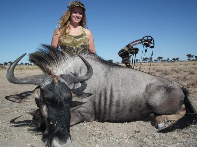 Christie Pisani with one of her kills.