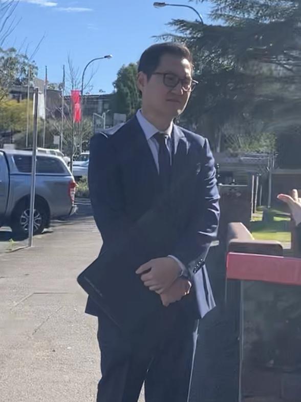 Jack Hu of Roseville was sentenced at Hornsby Local Court on July 29 2020. Picture: Madelaine Wong