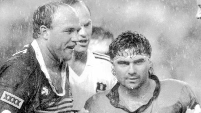 Wally Lewis and Benny Elias were once mortal enemies, but have now made peace.