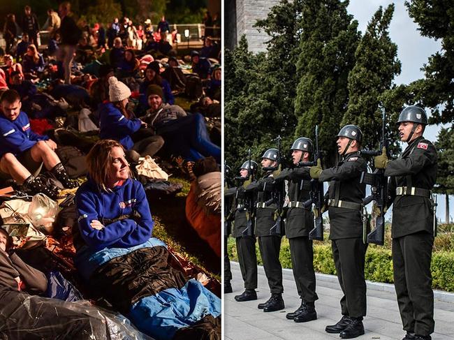 Anzac Day services in Gallipoli went ahead, despite threats of a error attack. Picture: Supplied