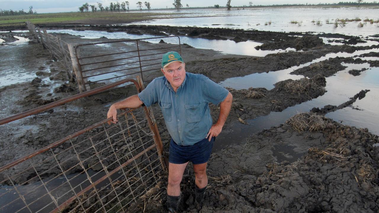 Wes and Leanne Judd’s property on the Condamine flood plain was under water for several months in 2010 and 2011. Picture: David Martinelli