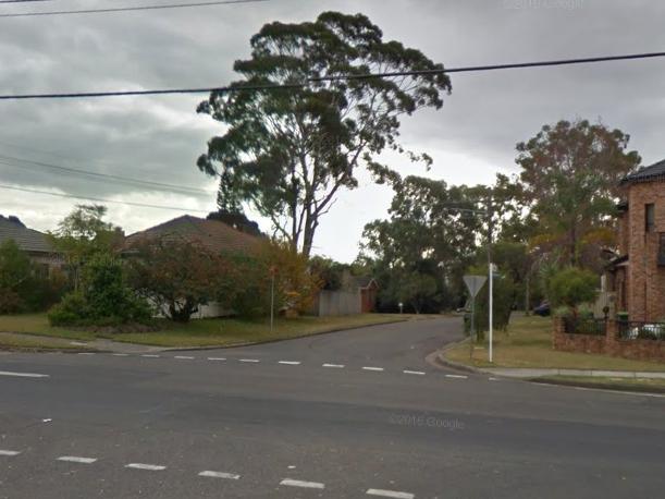 The intersection of Gurney St and St Paul’s Place in Chester Hill, where the woman was allegedly chased by the three women and a man. Picture: Google Maps