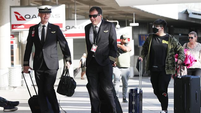 Qantas pilots will get to choose which union they join for the first time in 40 years following a Fair Work Commission ruling. Picture: Liam Kidston