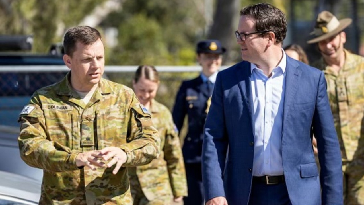 Veterans Minister Matt Keogh (right) says he’s advised there is insufficient evidence. Picture: Defence Media