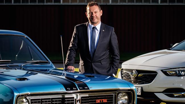 Holden Chairman and managing director Mark Bernhard at the Elizabeth plant. Picture by Matt Turner.