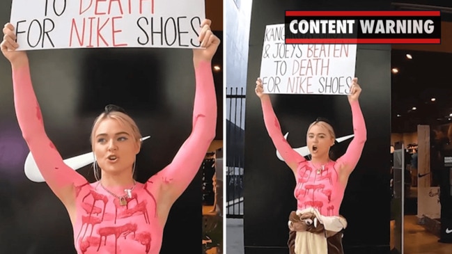 Vegan activist kicked out of Perth Show after dramatic protest