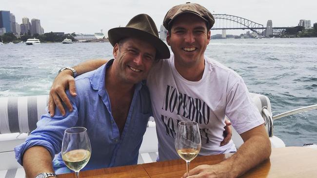 Karl and Peter Stefanovic’s loud speaker conversation has landed them in hot water. Picture: Instagram