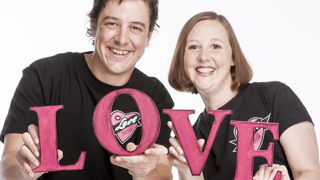 Actor Samuel Johnson and his sister Connie.