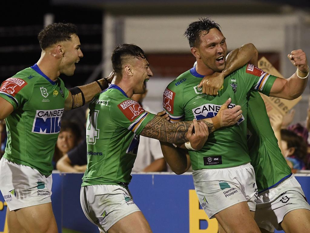 The Raiders are hoping to play in their third consecutive finals series. (Photo by Ian Hitchcock/Getty Images)