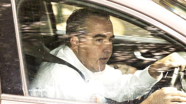 Member for Stafford Jimmy Sullivan leaves parliament after QLD Labor Party Caucus extraordinary meeting, Monday, May 12, 2025 - Picture: Richard Walker