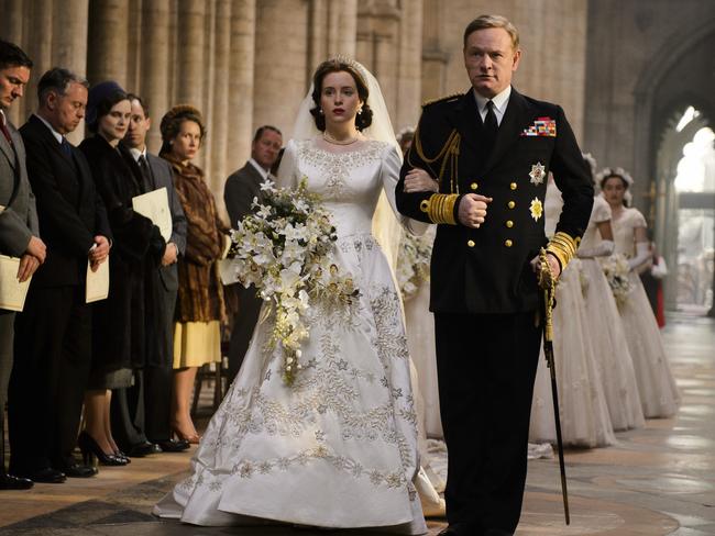 Claire Foy as Queen Elizabeth in The Crown.