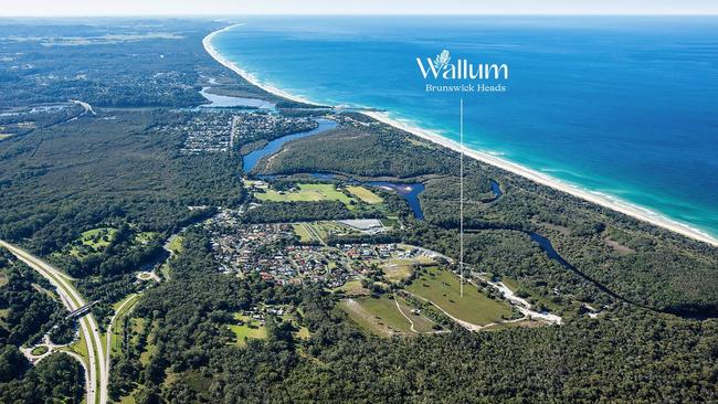 The Wallum development site at Brunswick Heads. Picture: Save Wallum