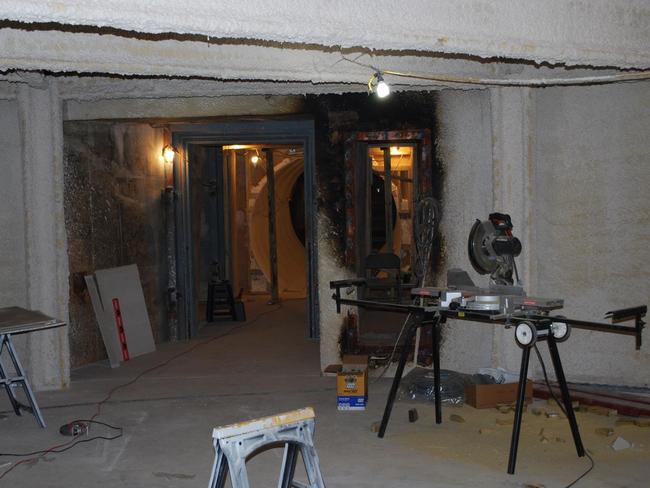 The walls were designed to withstand a nuclear blast. Picture: Courtesy Larry Hall