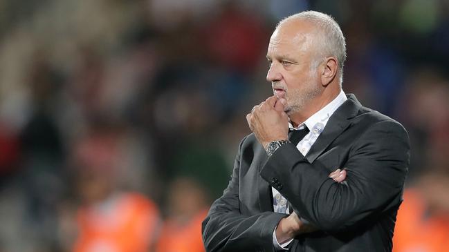 Graham Arnold has been impressed by the A-League’s younger Australian stars. Picture: AFP