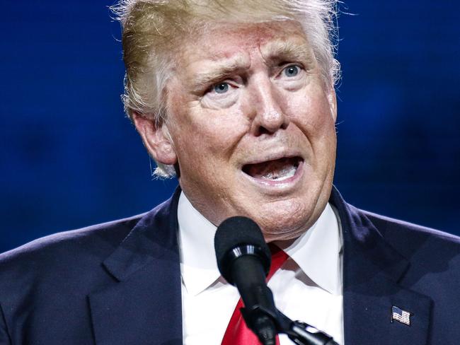 DENVER, CO - JULY 01: Presumptive Republican presidential candidate Donald Trump speaks at the 2016 Western Conservative Summit at the Colorado Convention Center on July 1, 2016 in Denver, Colorado. The Summit, being held July 1-3, is expected to attract more than 4,000 attendees. Marc Piscotty/Getty Images/AFP == FOR NEWSPAPERS, INTERNET, TELCOS & TELEVISION USE ONLY ==