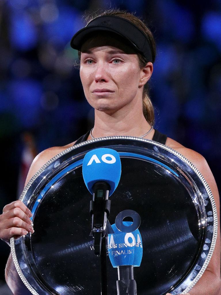 Danielle Collins was gracious in defeat. Picture: Aaron Francis/AFP