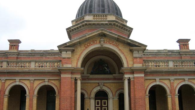 Joshua Leslie Rudd appeared in his prison greens at Goulburn Local Court. Picture: James Lane