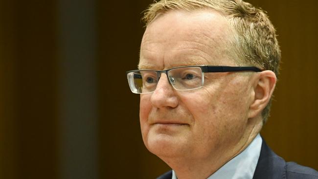 Reserve Bank governor Philip Lowe. Picture: AAP